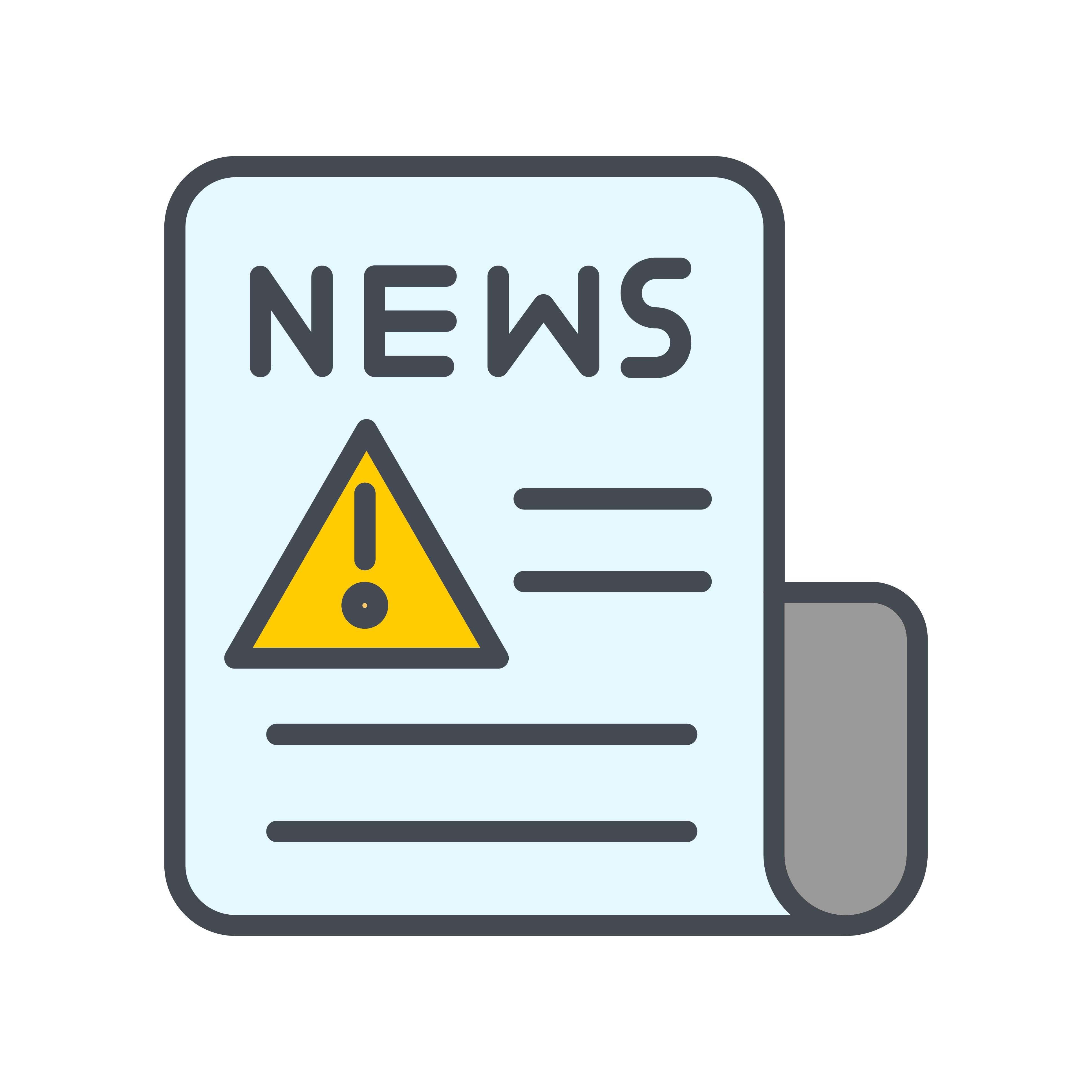 News Alert Vector Icon